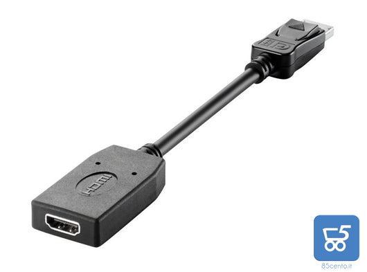Adattatore DisplayPort To HDMI Adapter Professionale High Quality Originale HP BP937AA in confezione