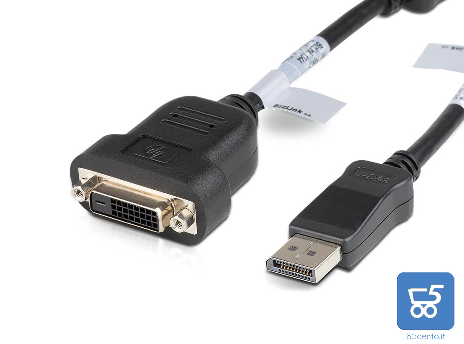 Adattatore Originale HP da DisplayPort a DVI-D HP per TV e Monitor PC
