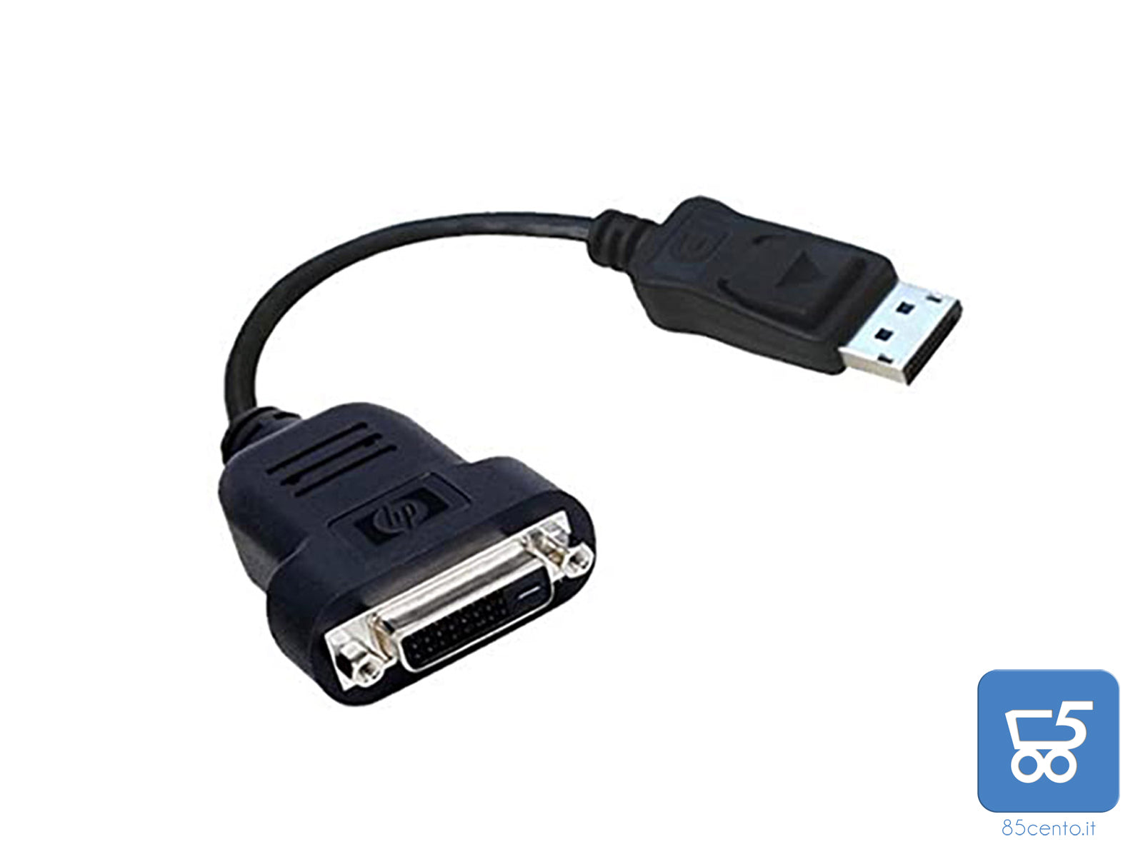 Adattatore Originale HP da DisplayPort a DVI-D HP per TV e Monitor PC