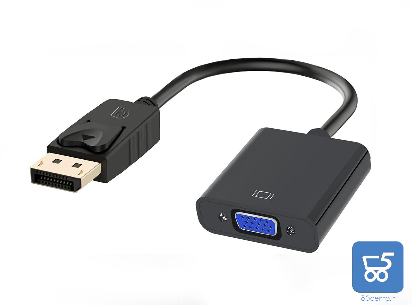 Adattatore Video da uscita DisplayPort a ingresso VGA - Display Port to VGA - No al contrario