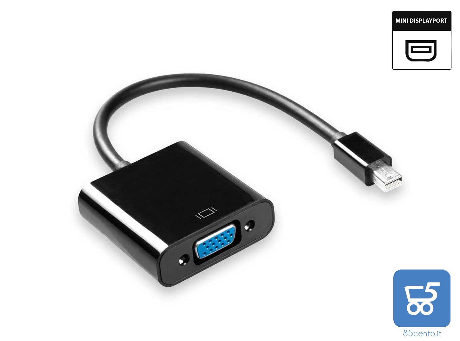 Adattatore Video da uscita Mini DisplayPort a ingresso VGA - Mini Display Port to VGA - MDP