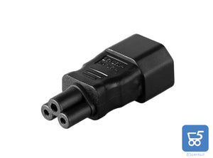 Adattatore di Alimentazione IEC320 C14 a C5 da alimentazione Standard IEC a Tripolare per alimentatori Notebook UPS ed altri dispositivi