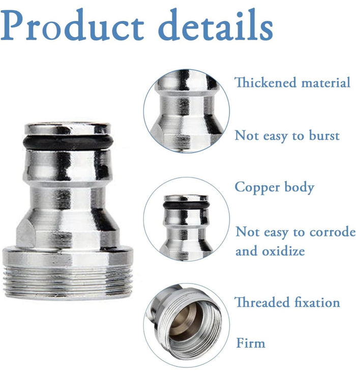 Adattatore rubinetto M24 connettore 31.5x15.5x24mm per miscelatori e rubinetti 87016