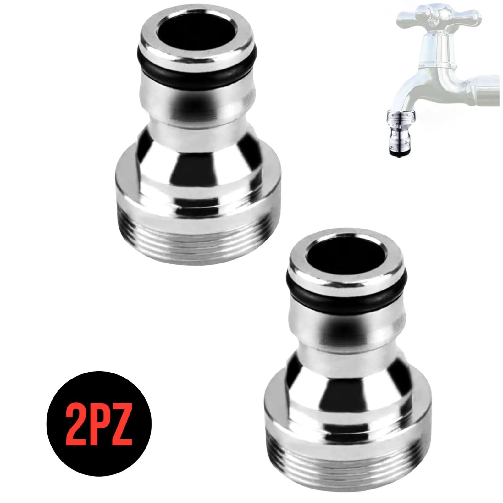 Adattatore rubinetto M24 connettore 31.5x15.5x24mm per miscelatori e rubinetti 87016