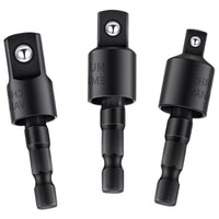 Adattatori per prese oscillanti, attacco esagonale da 1/4" 3/8" 1/2" art.07735