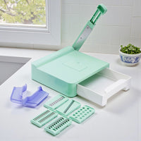 Affettatrice Mandolina Affetta Verdure Manuale Spessore Regolabile 6 in 1 Julien