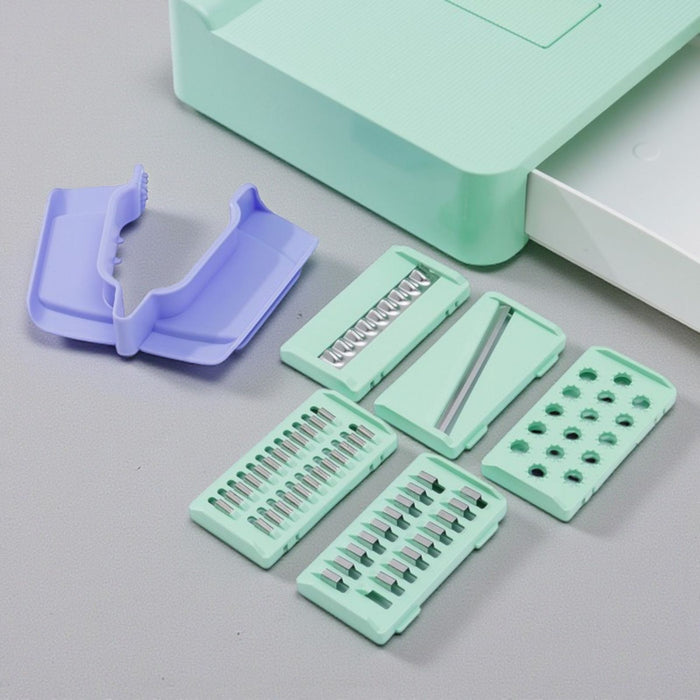 Affettatrice Mandolina Affetta Verdure Manuale Spessore Regolabile 6 in 1 Julien