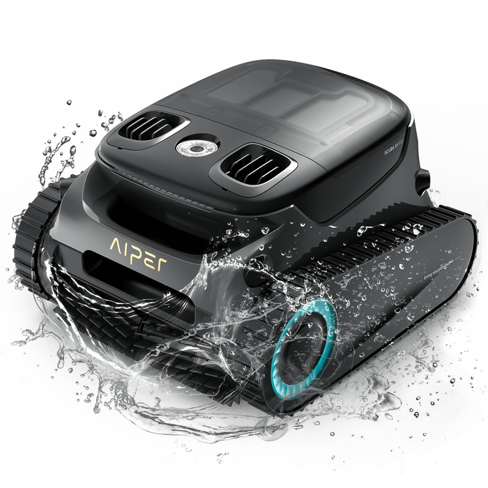 Aiper SCUBA S1 Pro 2025, Robot Pulisci Piscina 200Mq Autonomia 180Min, nero