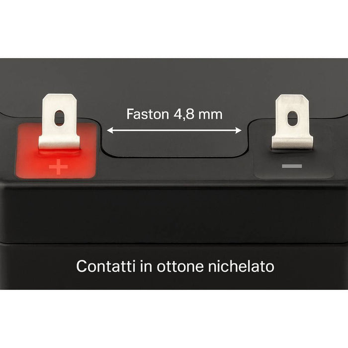 Batteria piombo 12v 4.5ah matsuyama hz155 sigillata compatta