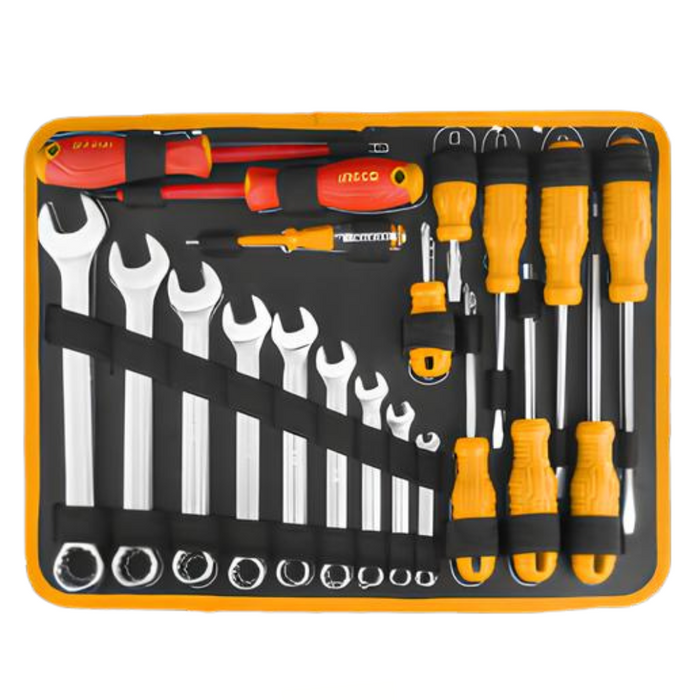 Set completo 147 utensili professionali in valigetta alluminio ruote ingco