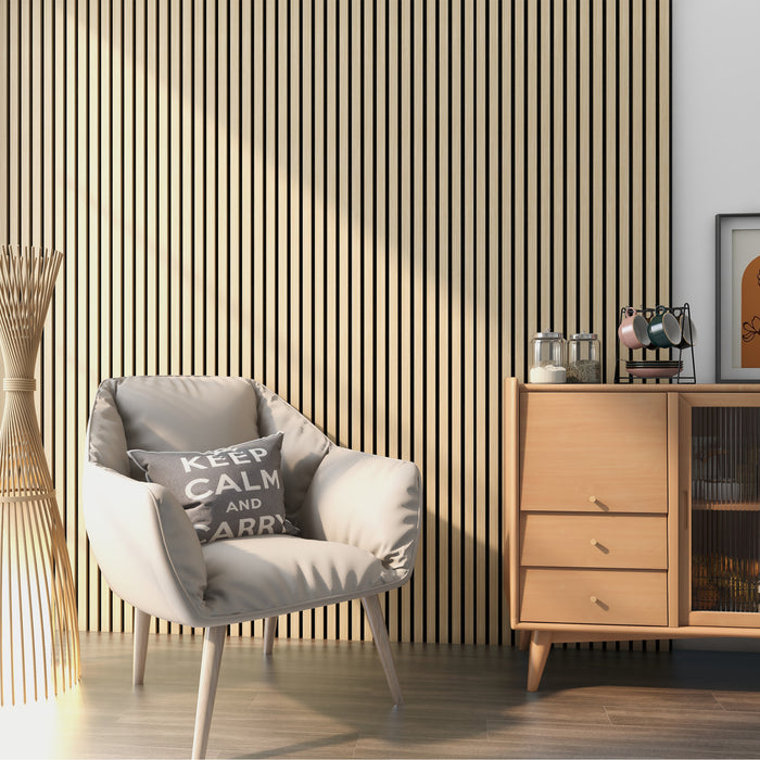 Set Vang di 4 Pannelli Fonoassorbenti Decorativi - Rovere NEU.HOLZ