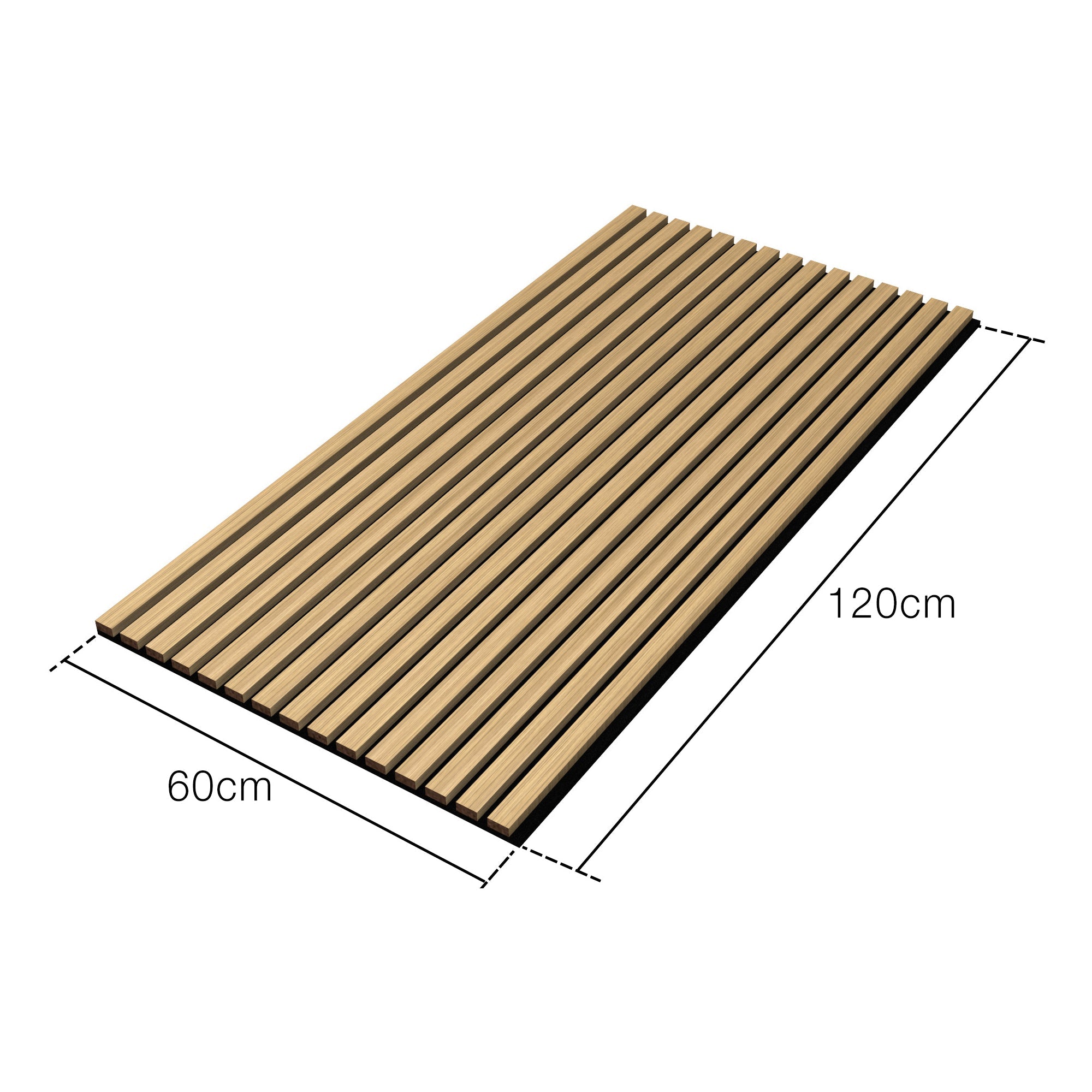 Set di pannelli acustici da 12 pannelli effetto rovere scuro 03_0008017