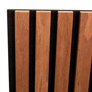 Set Vang di 4 Pannelli Fonoassorbenti Decorativi - Teak NEU.HOLZ