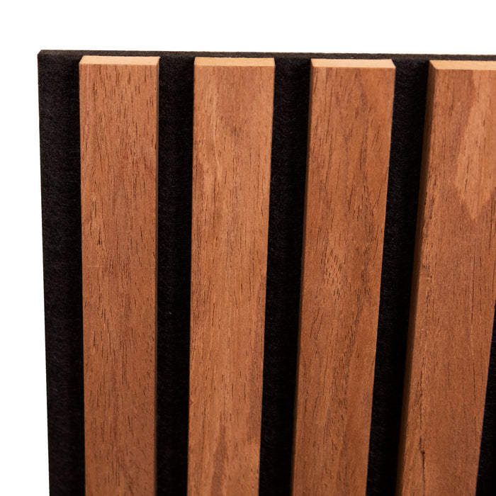 Set Vang di 4 Pannelli Fonoassorbenti Decorativi - Teak NEU.HOLZ