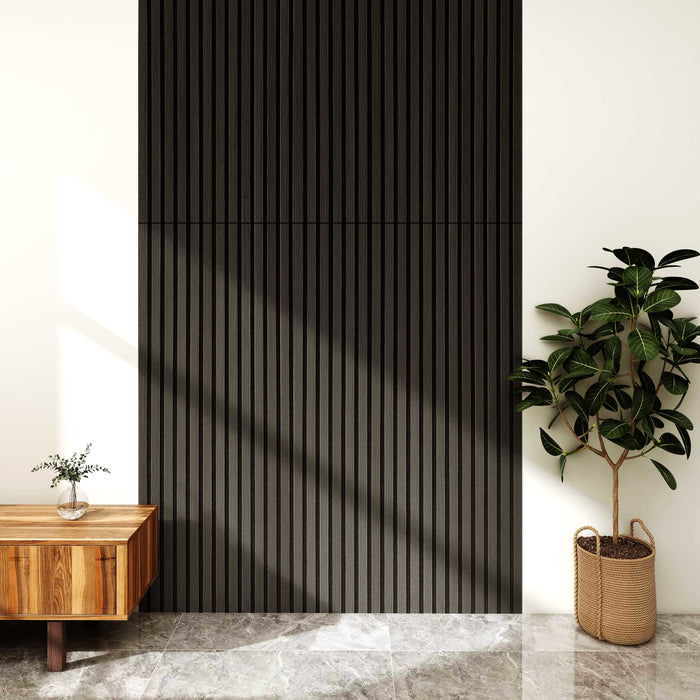 Set Vang di 8 Pannelli Fonoassorbenti Decorativi - Rovere Grigio NEU.HOLZ