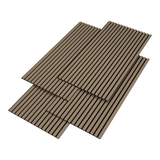 Set di pannelli acustici Vang da 12 pannelli effetto noce chiaro 03_0008021