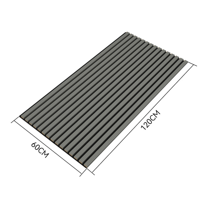 Set Vang di 8 Pannelli Fonoassorbenti Decorativi - Rovere Grigio Chiaro NEU.HOLZ