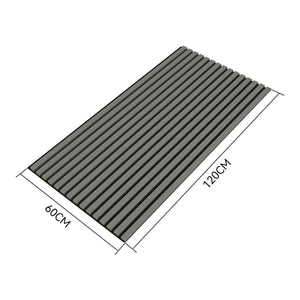 Set di 16 pannelli acustici effetto rovere grigio chiaro neu.holz 03_0008025