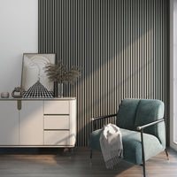 Set Vang di 8 Pannelli Fonoassorbenti Decorativi - Rovere Grigio Chiaro NEU.HOLZ