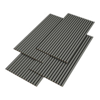 Set di 16 pannelli acustici effetto rovere grigio chiaro neu.holz 03_0008025