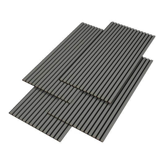 Set Vang di 8 Pannelli Fonoassorbenti Decorativi - Rovere Grigio Chiaro NEU.HOLZ