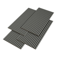 Set Vang di 4 Pannelli Fonoassorbenti Decorativi - Rovere Grigio chiaro NEU.HOLZ