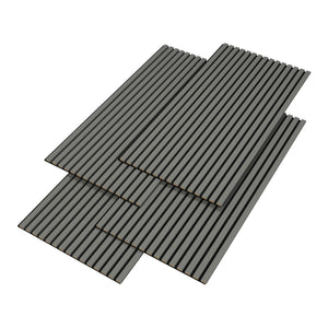 Set di pannelli acustici da 12 pannelli effetto rovere grigio chiaro 03_0008018