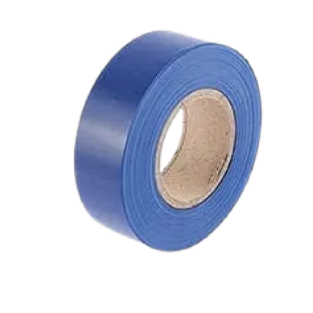 Nastro isolante in pvc autoestinguente raytech per impianti elettrici e cablaggi *** colore blu, dimensioni 19 mm x 2...