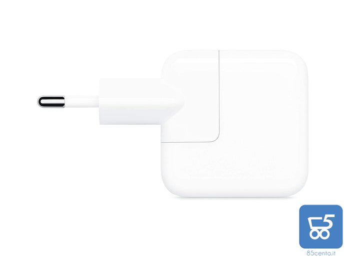 Alimentatore 12W USB Power Adapter Bianco caricabatterie universale per Smartphone - Cavo non presente