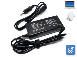 Alimentatore 19V 2.1A 40W 2.5X0.7mm compatibile Asus Netbook Eee PC Zenbook