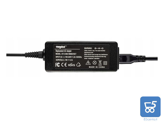 Alimentatore 19V 2.1A 40W 2.5X0.7mm compatibile Asus Netbook Eee PC Zenbook