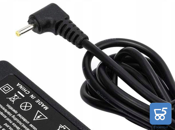 Alimentatore 19V 2.1A 40W 2.5X0.7mm compatibile Asus Netbook Eee PC Zenbook