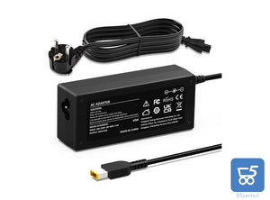 Alimentatore 45 W 20 V 2.25 A con Cavo di Alimentazione Schuko Compatibile Lenovo Thinkpad