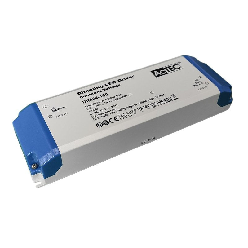 Alimentatore Dimmerabile Con Triac Dimmer Taglio di Fase DC 24V 100W Per Striscia Led 24V DIM24-100
