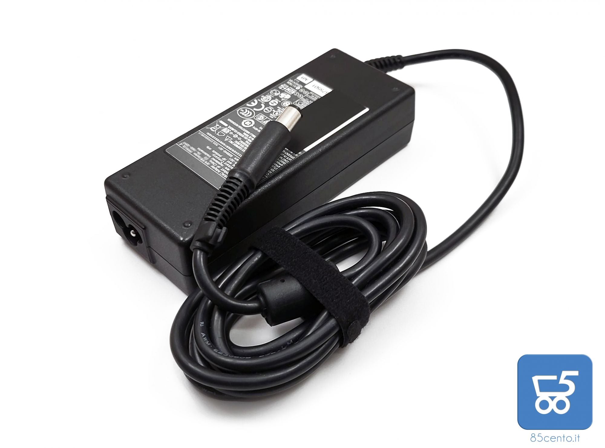 Alimentatore Originale Caricabatterie HP 90W 19V 4.74A Spinotto 7.4mm x 5.0mm + Adattatore a Spinotto Azzurro 4.5mm x 3mm - EX DEMO