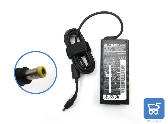 Alimentatore Originale IBM 92P1014 16V 4.5A 75W per LENOVO connettore 5,5x2,5 mm