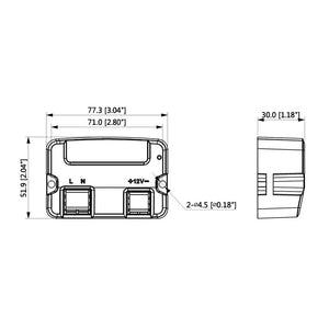 Alimentatore Per Telecamera Videosorveglianza DC 12V 1,5A Con Indicatore Led DAHUA PFM320D-015