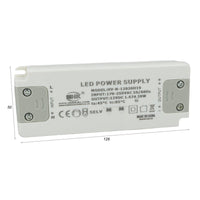 Alimentatore Trasformatore CV 20W 12V 1,67A Super Slim Solo 16mm Spessore