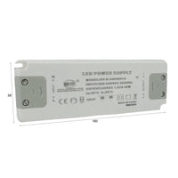 Alimentatore Trasformatore CV 40W 24V 1,67A Super Slim Solo 19mm Spessore