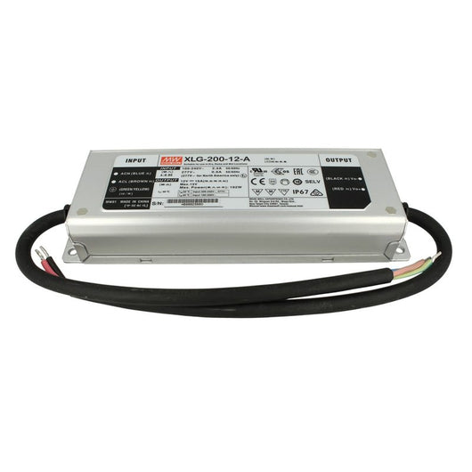 Alimentatore Trasformatore MW MEAN WELL Impermeabile IP67 12V 192W 16A XLG-200-12-A