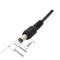 Alimentatore Universale 5V 2A Spina EU Spinotto 5 MM Esterno 2,1 mm Interno AC D