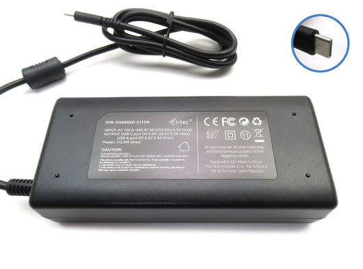 Alimentatore Universale USB-C PD 3.0 112W DC 5.0V 2.4A per Mac Tablet