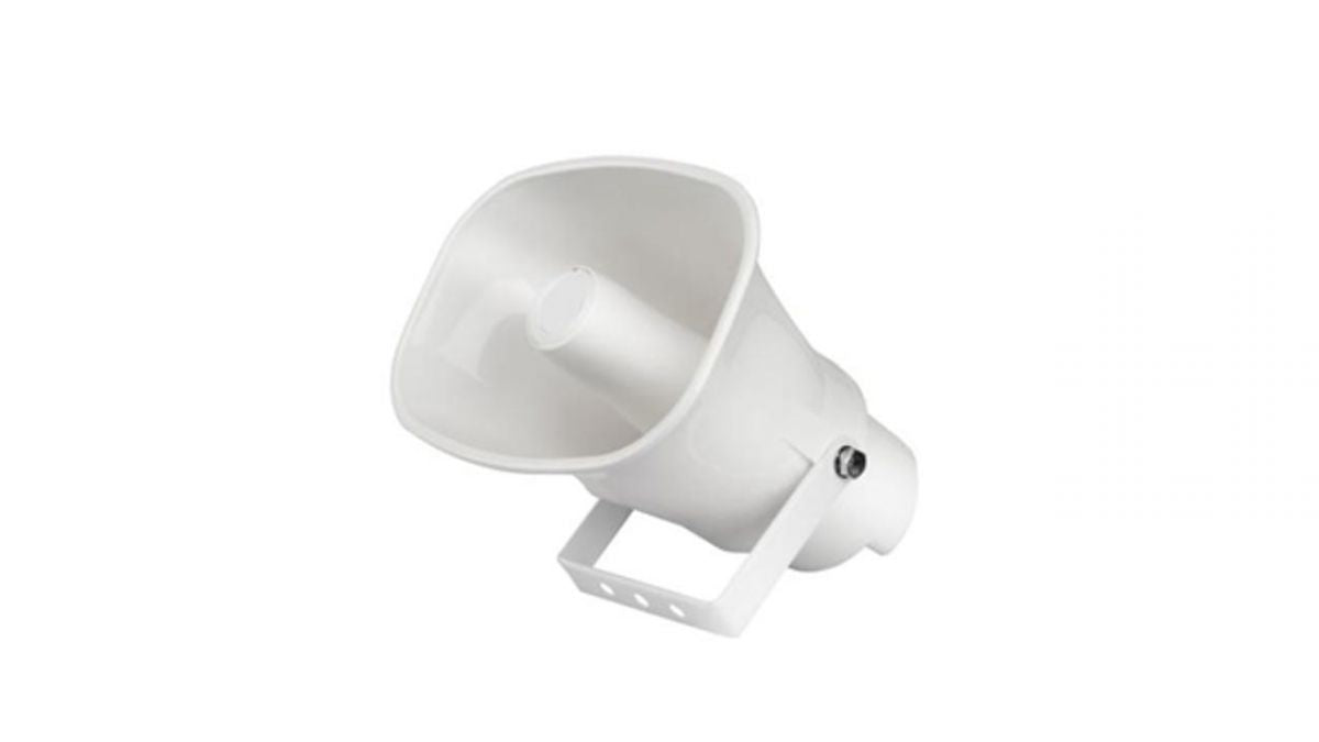 Altoparlante Analogico Tromba 30w Bianca Esterna IP65