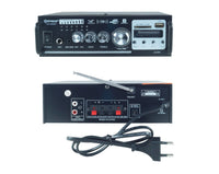 Amplificatore audio stereo 2 canali 2 bluetooth usb sd mp3 karaoke
