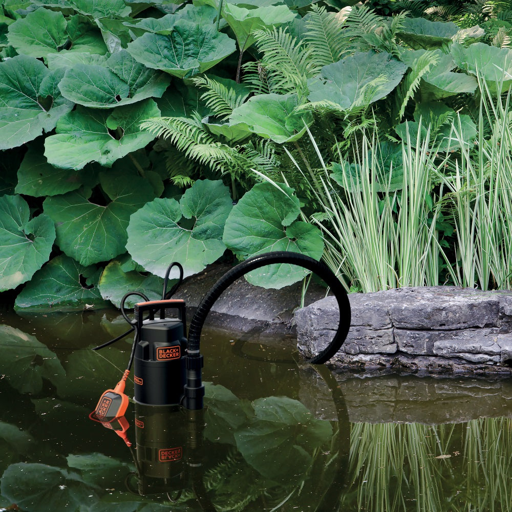 Pompa Immersione per Acque Chiare e Scure BLACK+DECKER BXUP750PTE  (750 W, Portata  max. 1300 l/h, Prevalenza massima 8 m)