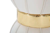 Sgabello Flower cm Crema cm Ø 40X44