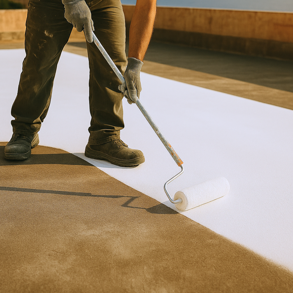 Nisida membrana elastica impermeabilizzante pedonabile termoriflettente antialga *** formato 4 lt, confezione 1