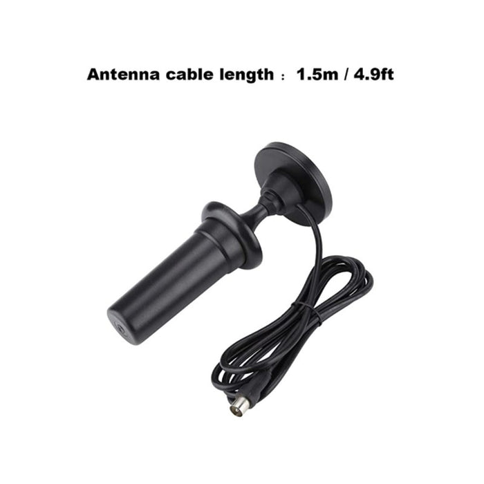 Antenna TV Interna Antenna Portatile DVB-T 36dB Base Magnetica Cavo 1,5M