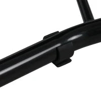 Supporto per Moto, Cavalletto Anteriore per Moto con Braccio Oscillante a U e a L, Supporto Universale per Officina, Nero