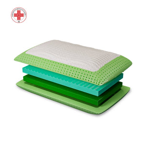 Cuscino in memory foam Anti-Russamento Bio - La Soluzione per Respirare Meglio - Apollo - 72x42x12cm